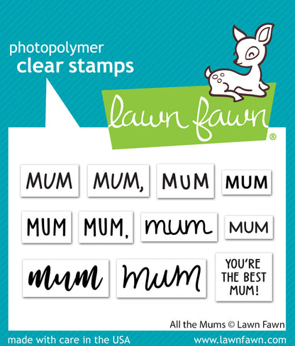 Lawn Fawn - All The Mums