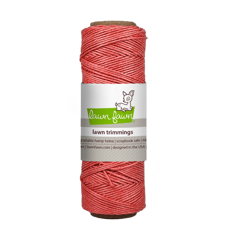 Lawn Fawn - Coral Hemp Twine