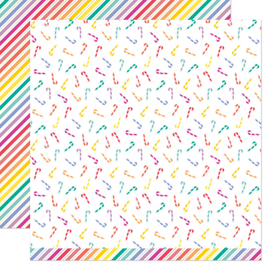 Lawn Fawn - Candy Cane Lane - Candy Canes 12x12