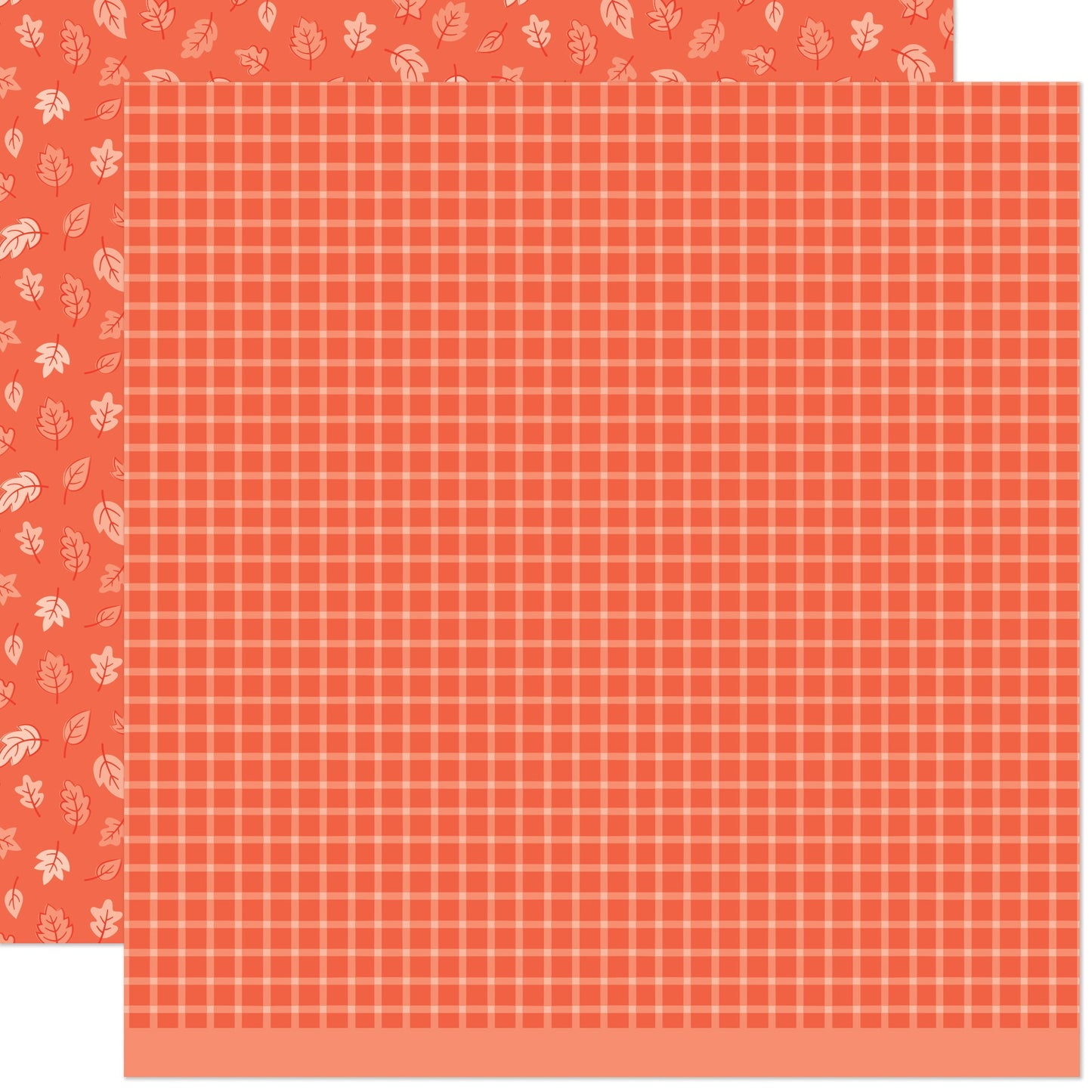 Lawn Fawn - Falling Leaves - Maple 12x12"