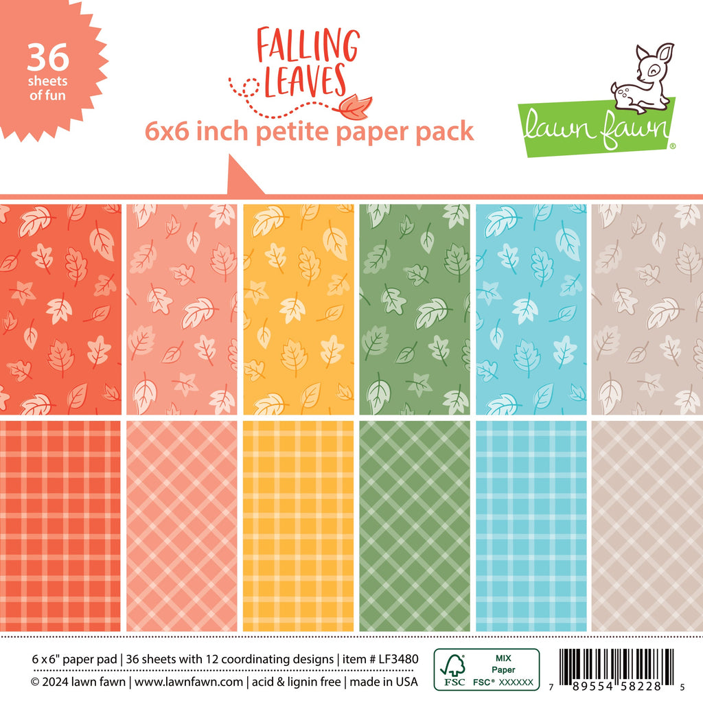 Lawn Fawn - Falling Leaves - Petite Paper Pack 6x6"