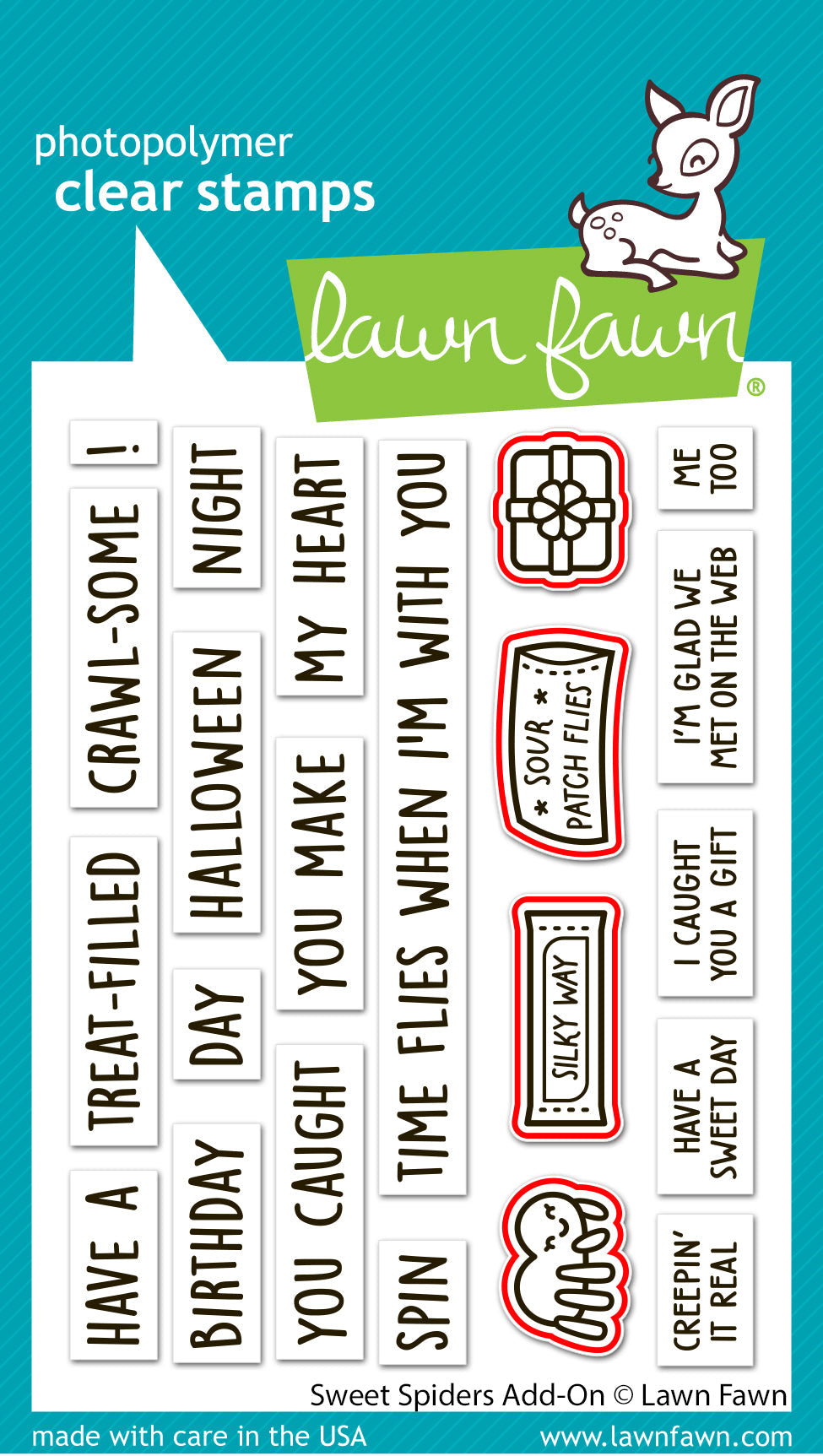 Lawn Fawn - Sweet Spiders Add-On Lawn Cuts