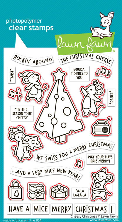 Lawn Fawn - Cheesy Christmas Lawn Cuts