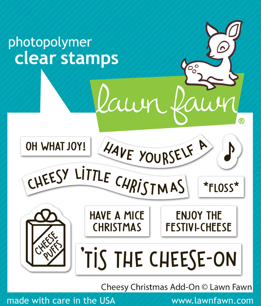 Lawn Fawn - Cheesy Christmas Add-On