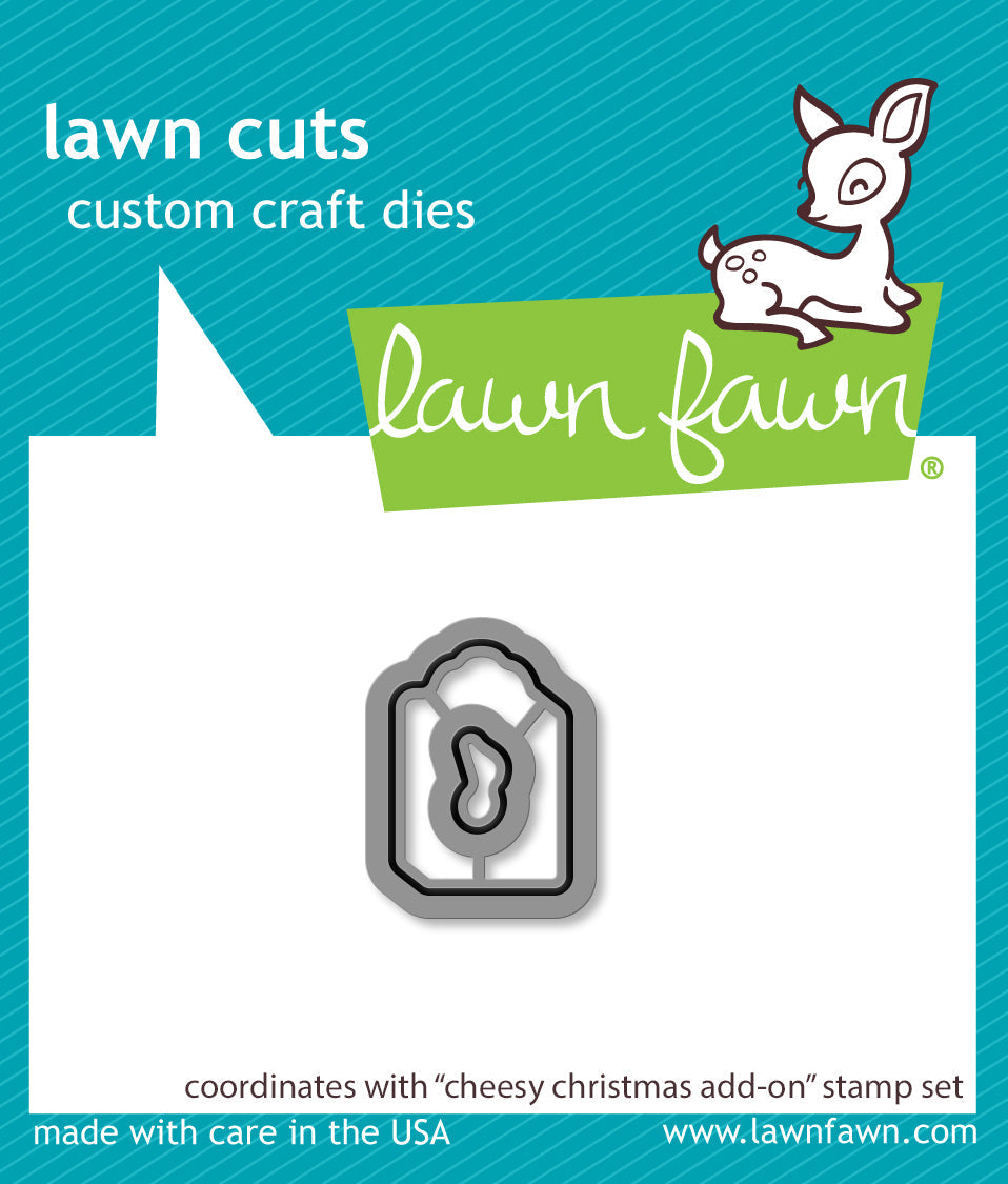 Lawn Fawn - Cheesy Christmas Add-On Lawn Cuts
