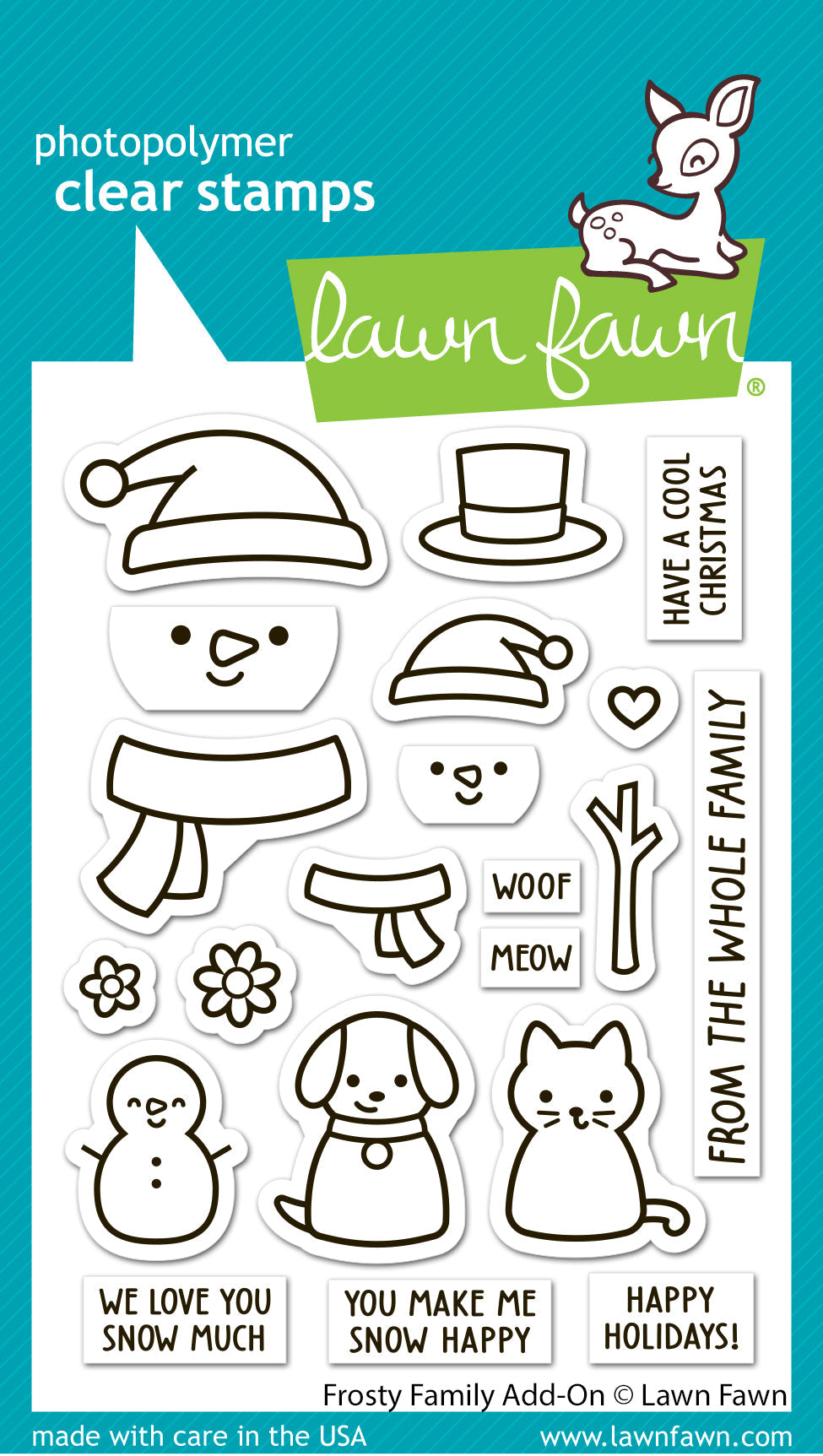 Lawn Fawn - Frosty Family Add-On