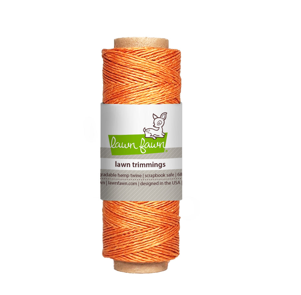 Lawn Fawn - Orange Hemp Twine