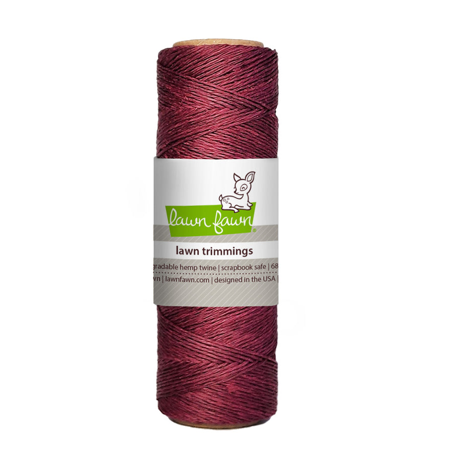 Lawn Fawn - Burgundy Hemp Twine