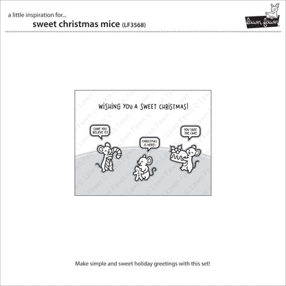 Lawn Fawn - Sweet Christmas Mice