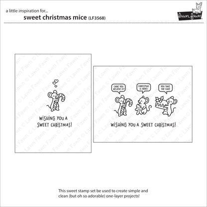 Lawn Fawn - Sweet Christmas Mice