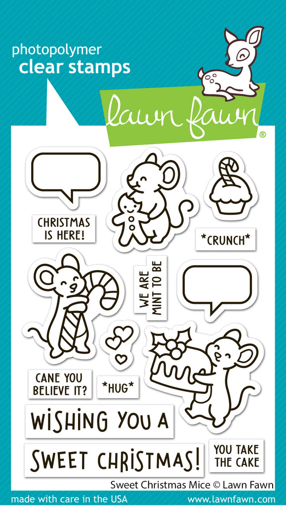 Lawn Fawn - Sweet Christmas Mice
