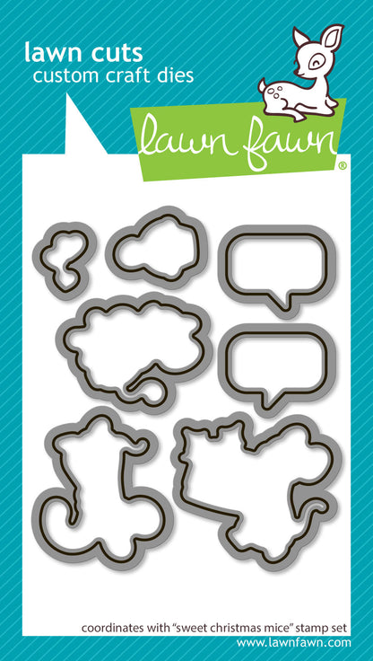Lawn Fawn - Sweet Christmas Mice Lawn Cuts