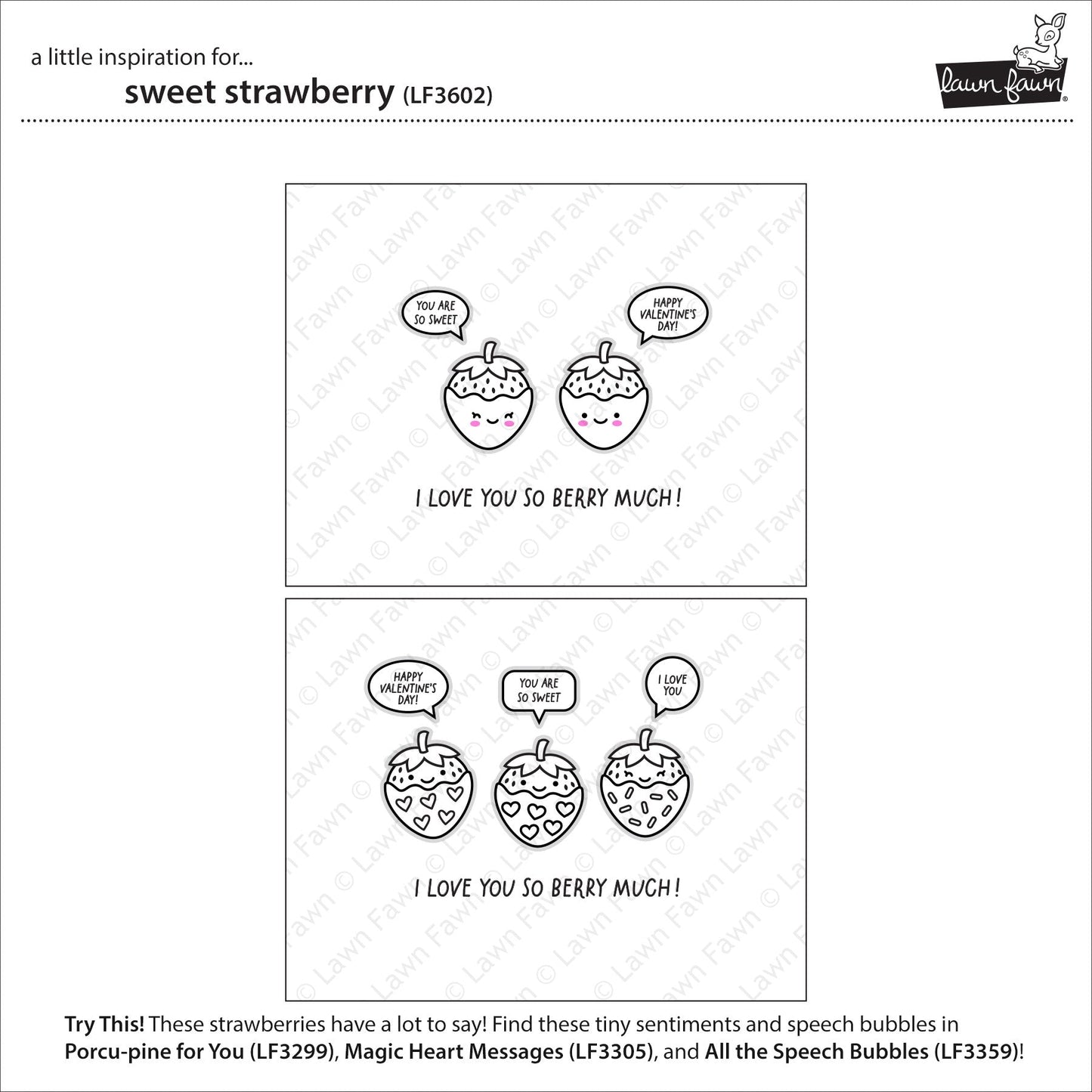 Lawn Fawn - Sweet Strawberry