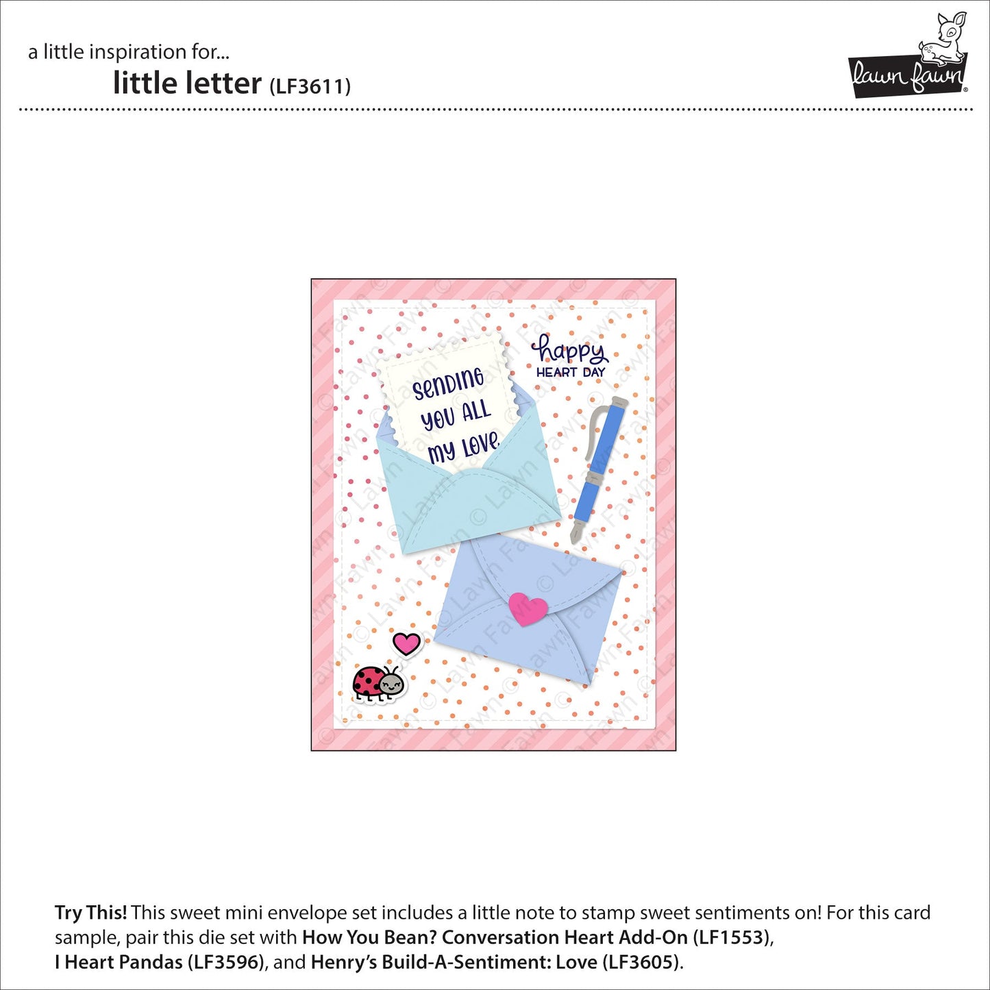 Lawn Fawn - Little Letter