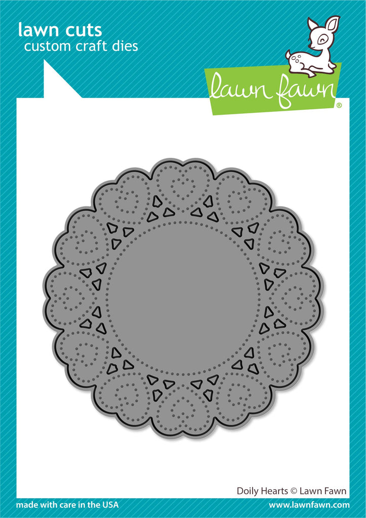 Lawn Fawn - Doily Hearts