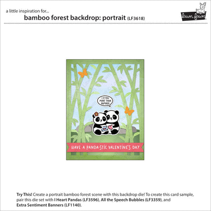 Lawn Fawn - Bamboo Forest Backdrop: Portrait