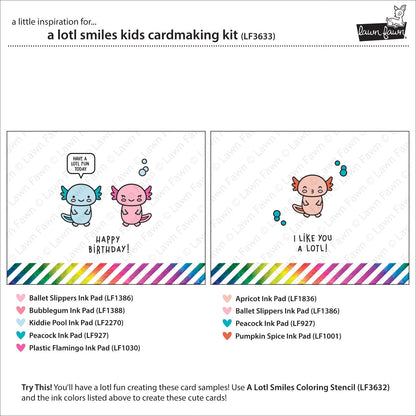 Lawn Fawn - A Lotl Smiles Kids Cardmaking Kit