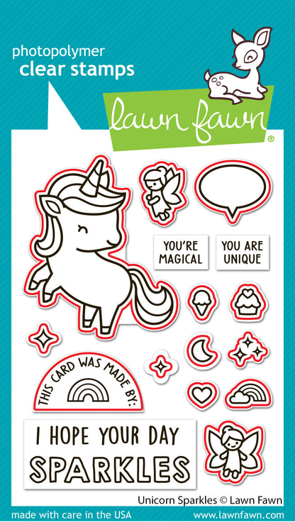 Lawn Fawn - Unicorn Sparkles Lawn Cuts