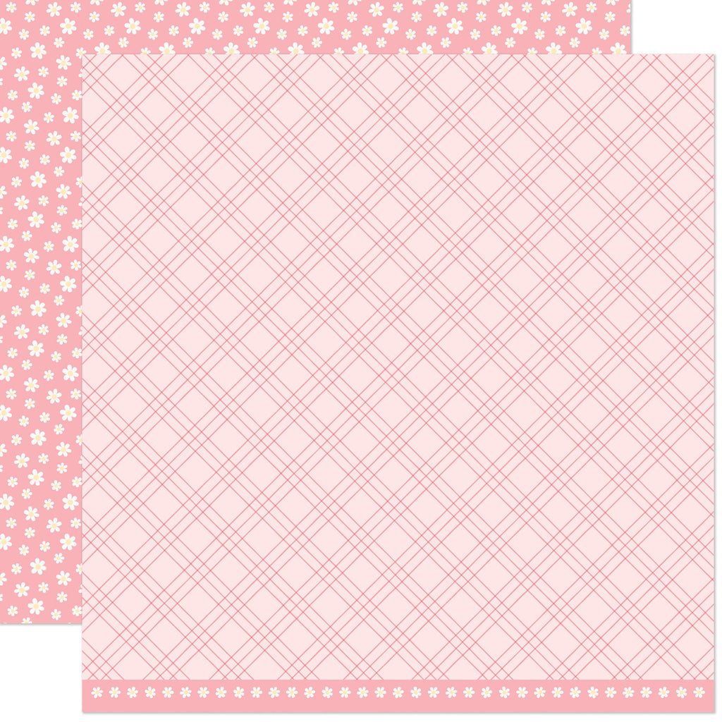 Lawn Fawn - Bitsy Blooms - Primrose 12x12" (1pc)