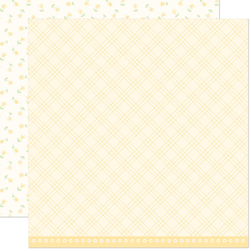 Lawn Fawn - Bitsy Blooms - Daisy 12x12" (1pc)