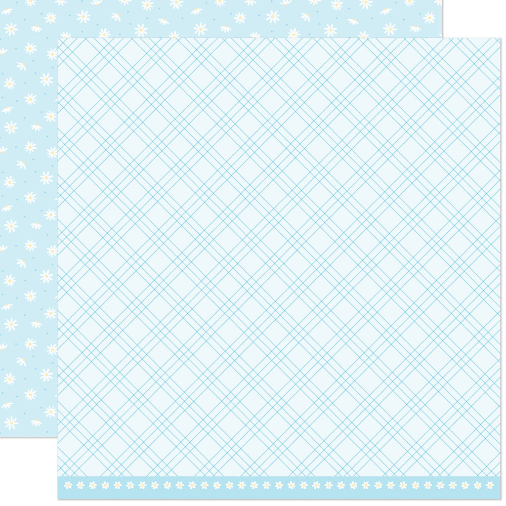 Lawn Fawn - Bitsy Blooms - Forget-Me-Not 12x12" (1pc)