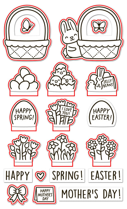 Lawn Fawn - Spring Basket Lawn Cuts