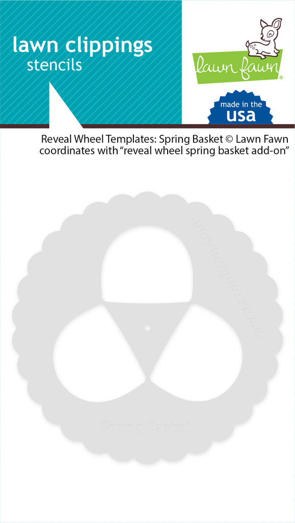 Lawn Fawn - Reveal Wheel Templates: Spring Basket