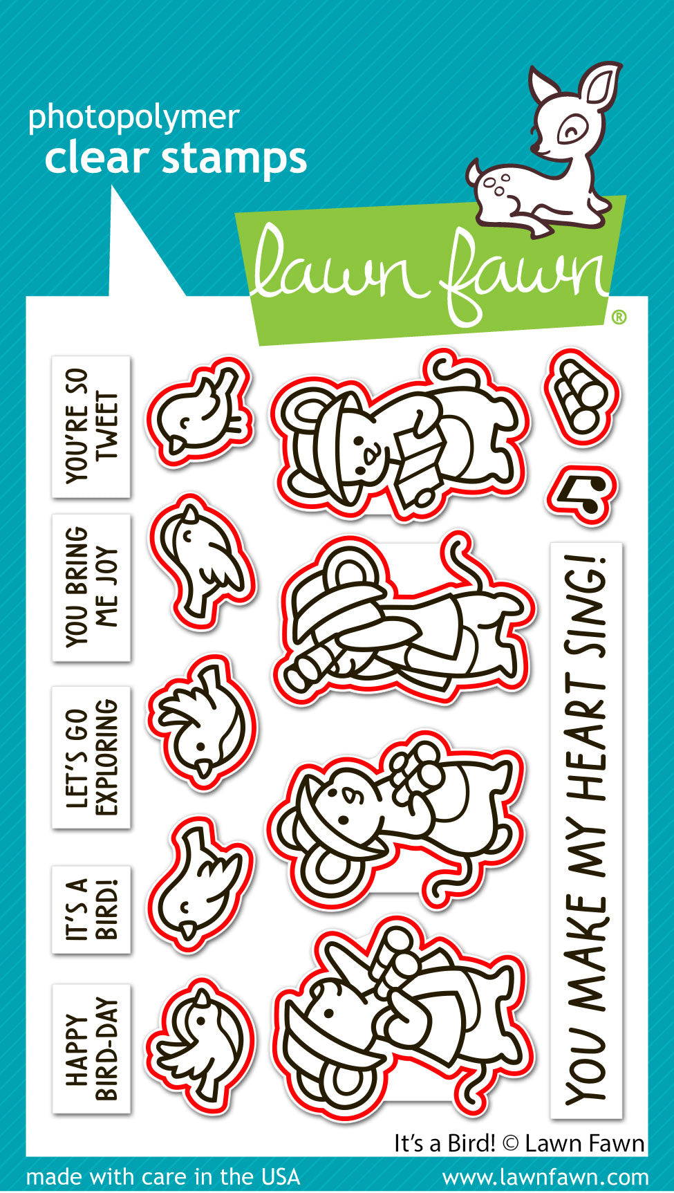 Lawn Fawn - It's A Bird! Lawn Cuts