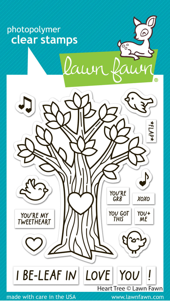 Lawn Fawn - Heart Tree