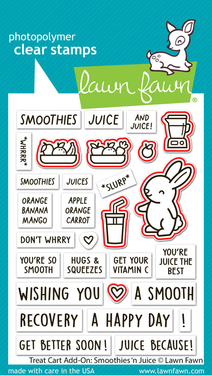 Lawn Fawn - Treat Cart Add-On: Smoothies 'N Juice Lawn Cuts