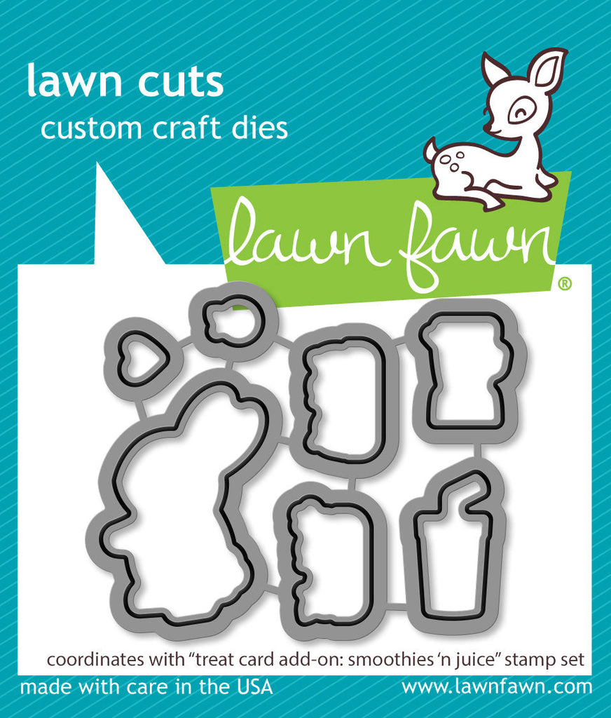 Lawn Fawn - Treat Cart Add-On: Smoothies 'N Juice Lawn Cuts