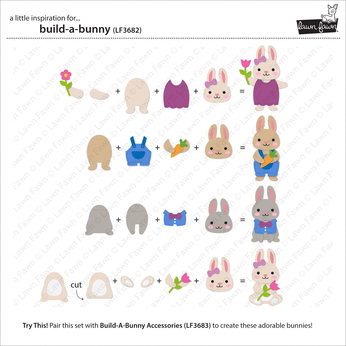 Lawn Fawn - Build-A-Bunny