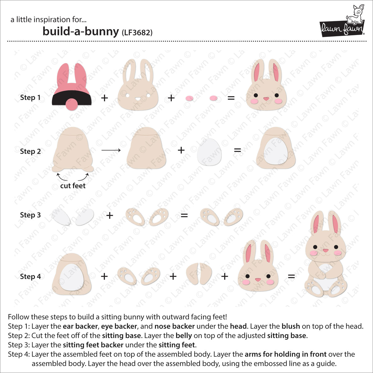 Lawn Fawn - Build-A-Bunny