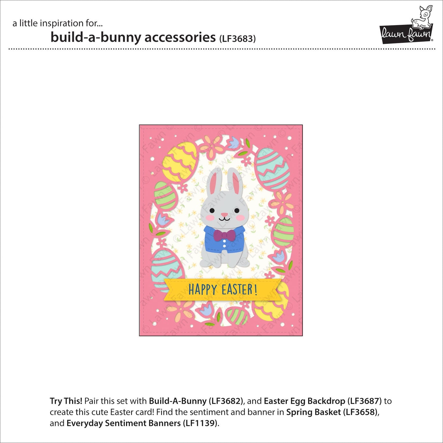 Lawn Fawn - Build-A-Bunny Accessories