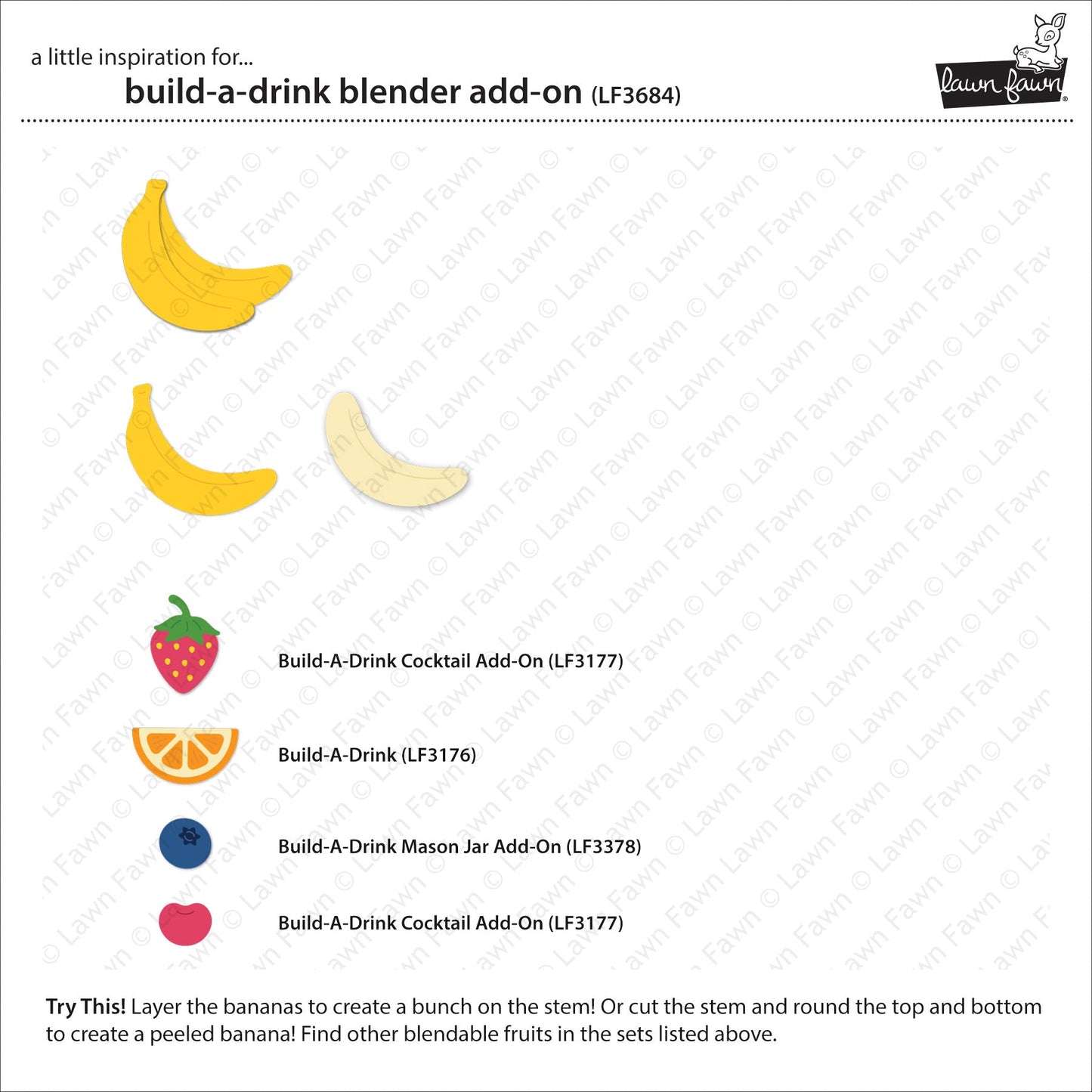 Lawn Fawn - Build-A-Drink Blender Add-On