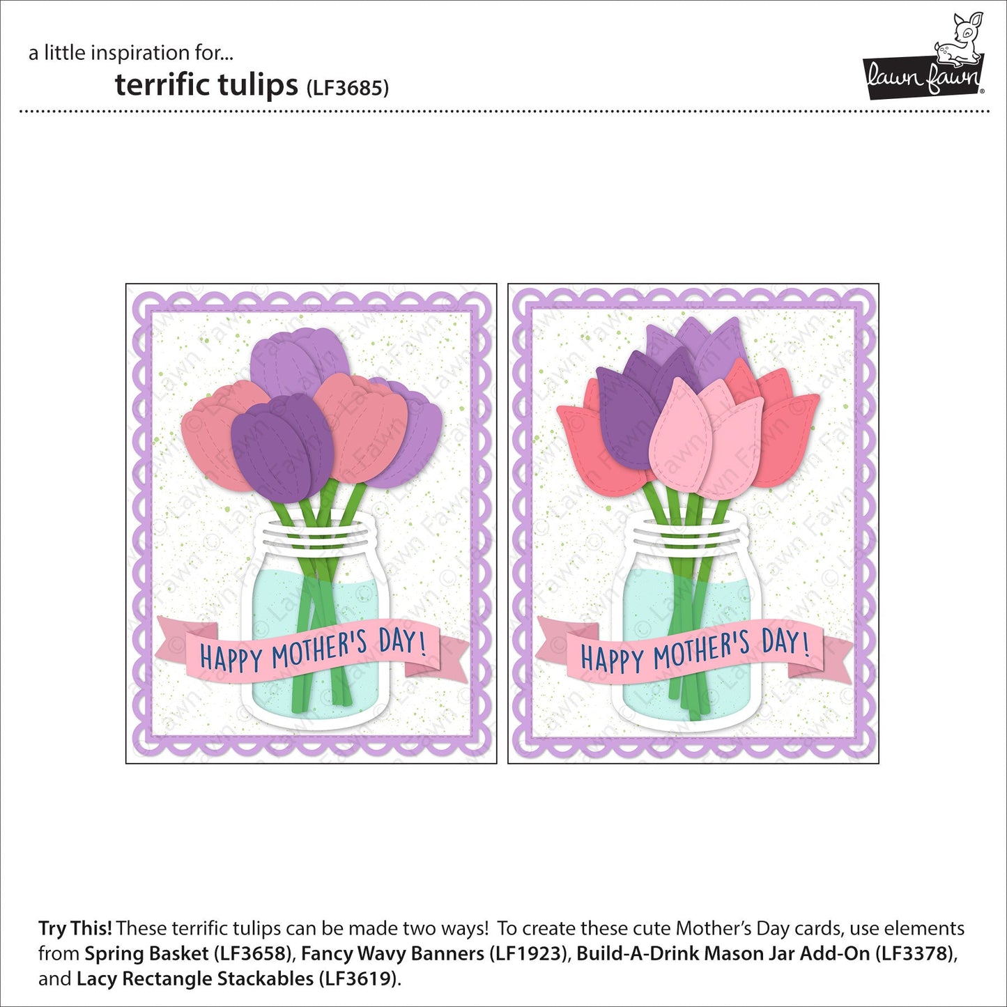 Lawn Fawn - Terrific Tulips