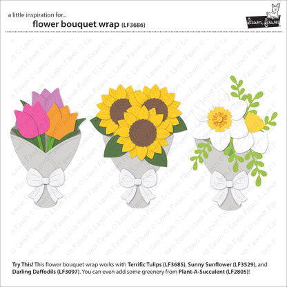 Lawn Fawn - Flower Bouquet Wrap