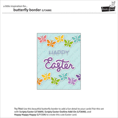 Lawn Fawn - Butterfly Border