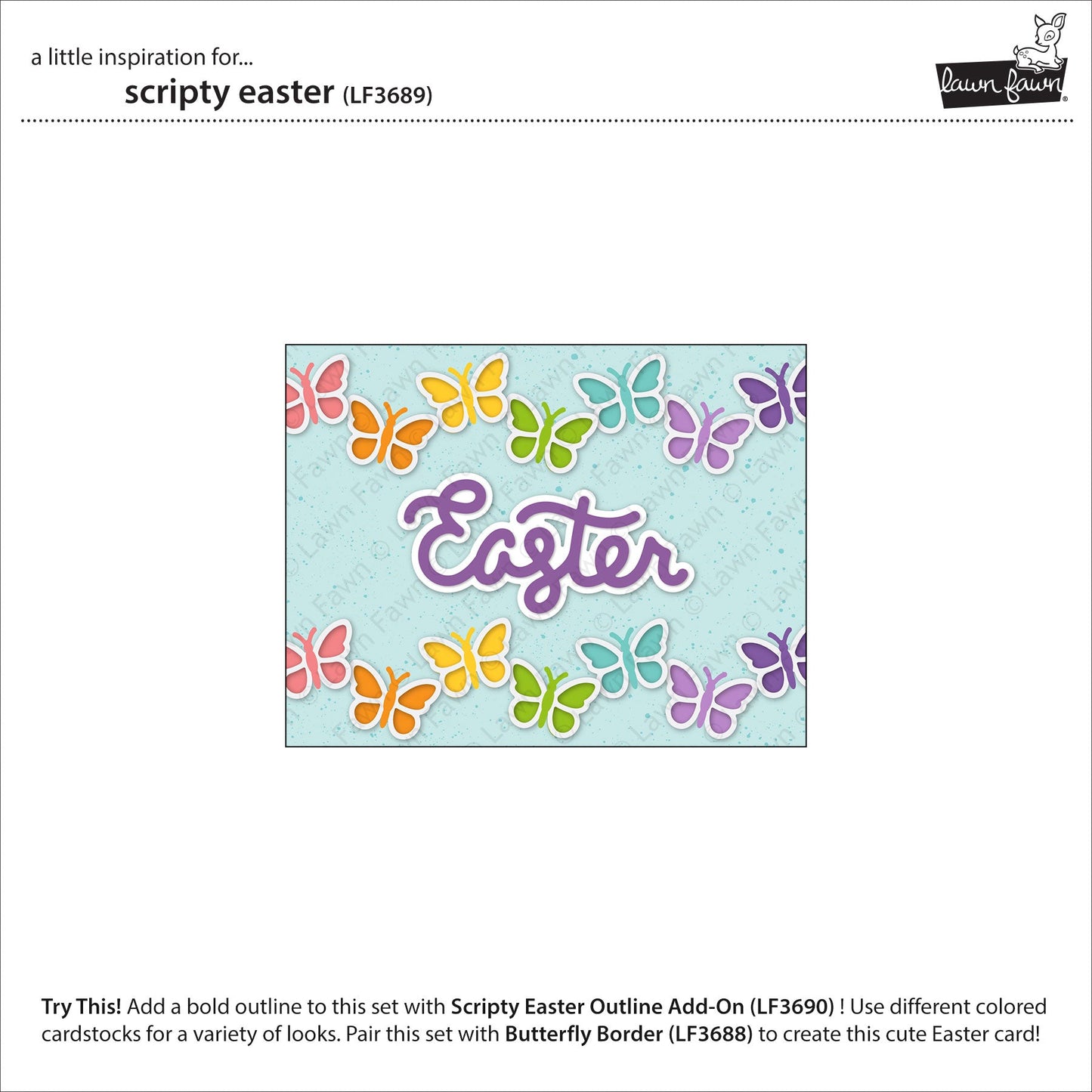 Lawn Fawn - Scripty Easter