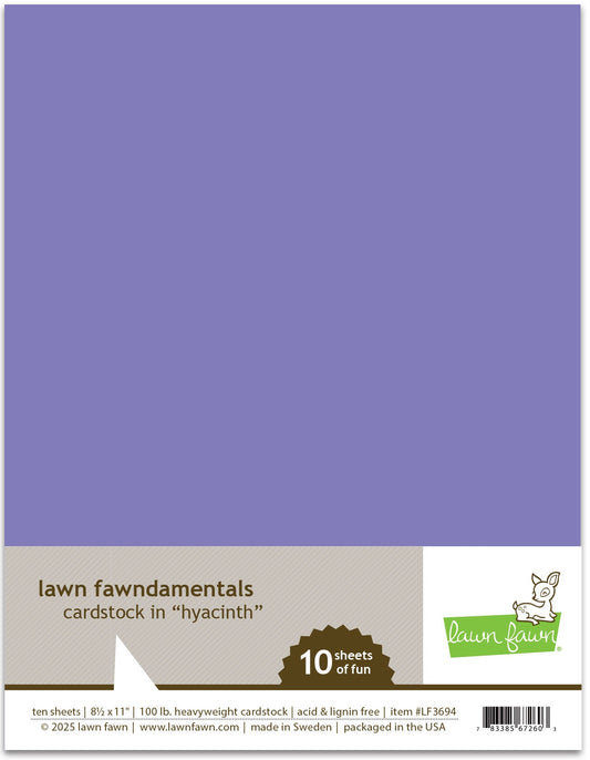 Lawn Fawn - Hyacinth Cardstock