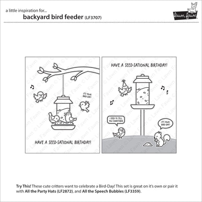 Lawn Fawn - Backyard Bird Feeder