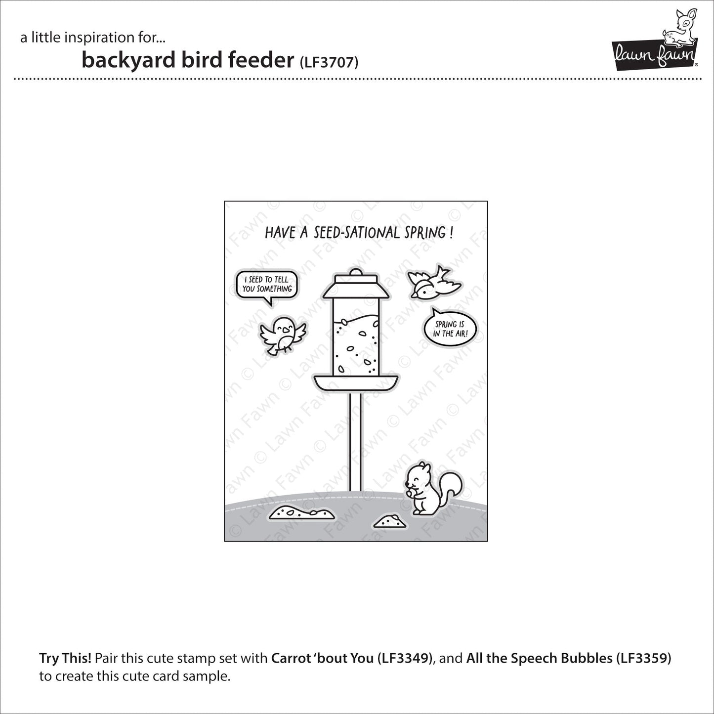 Lawn Fawn - Backyard Bird Feeder