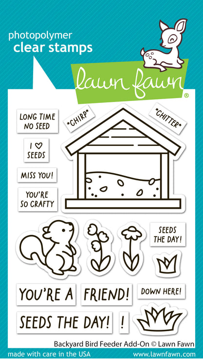 Lawn Fawn - Backyard Bird Feeder Add-On