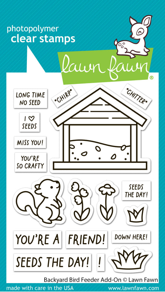 Lawn Fawn - Backyard Bird Feeder Add-On