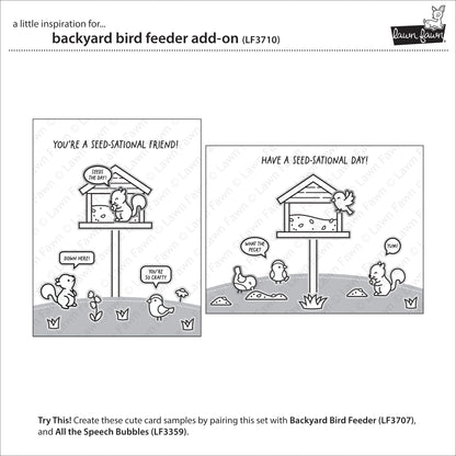 Lawn Fawn - Backyard Bird Feeder Add-On