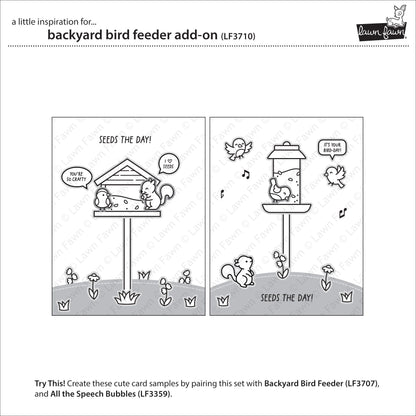 Lawn Fawn - Backyard Bird Feeder Add-On