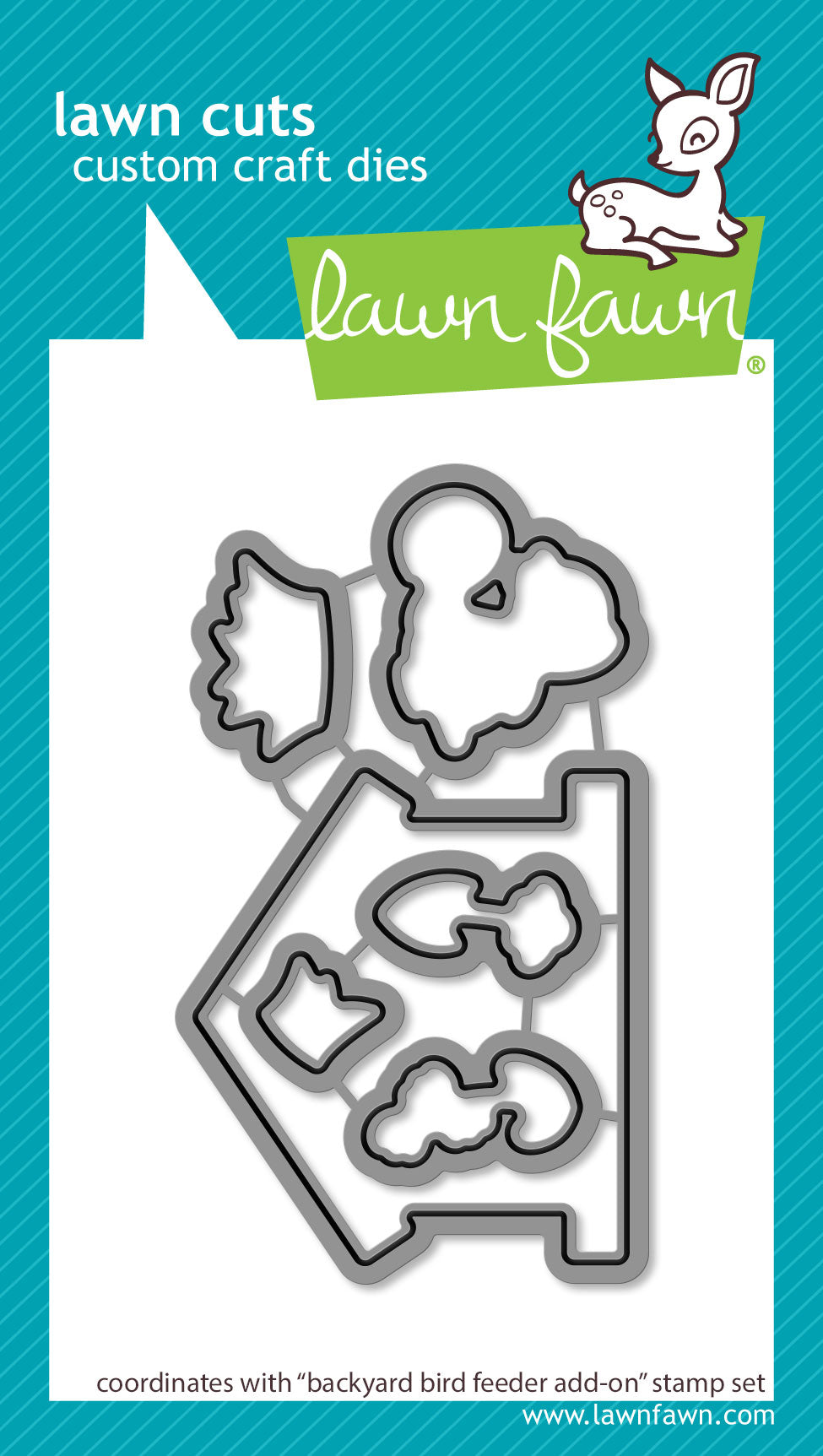 Lawn Fawn - Backyard Bird Feeder Add-On Lawn Cuts