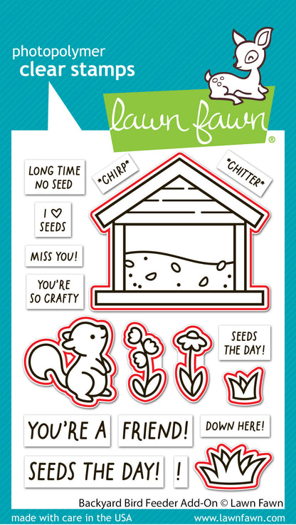 Lawn Fawn - Backyard Bird Feeder Add-On Lawn Cuts