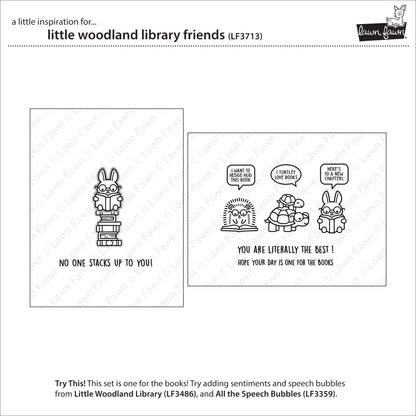 Lawn Fawn - Little Woodland Library Friends