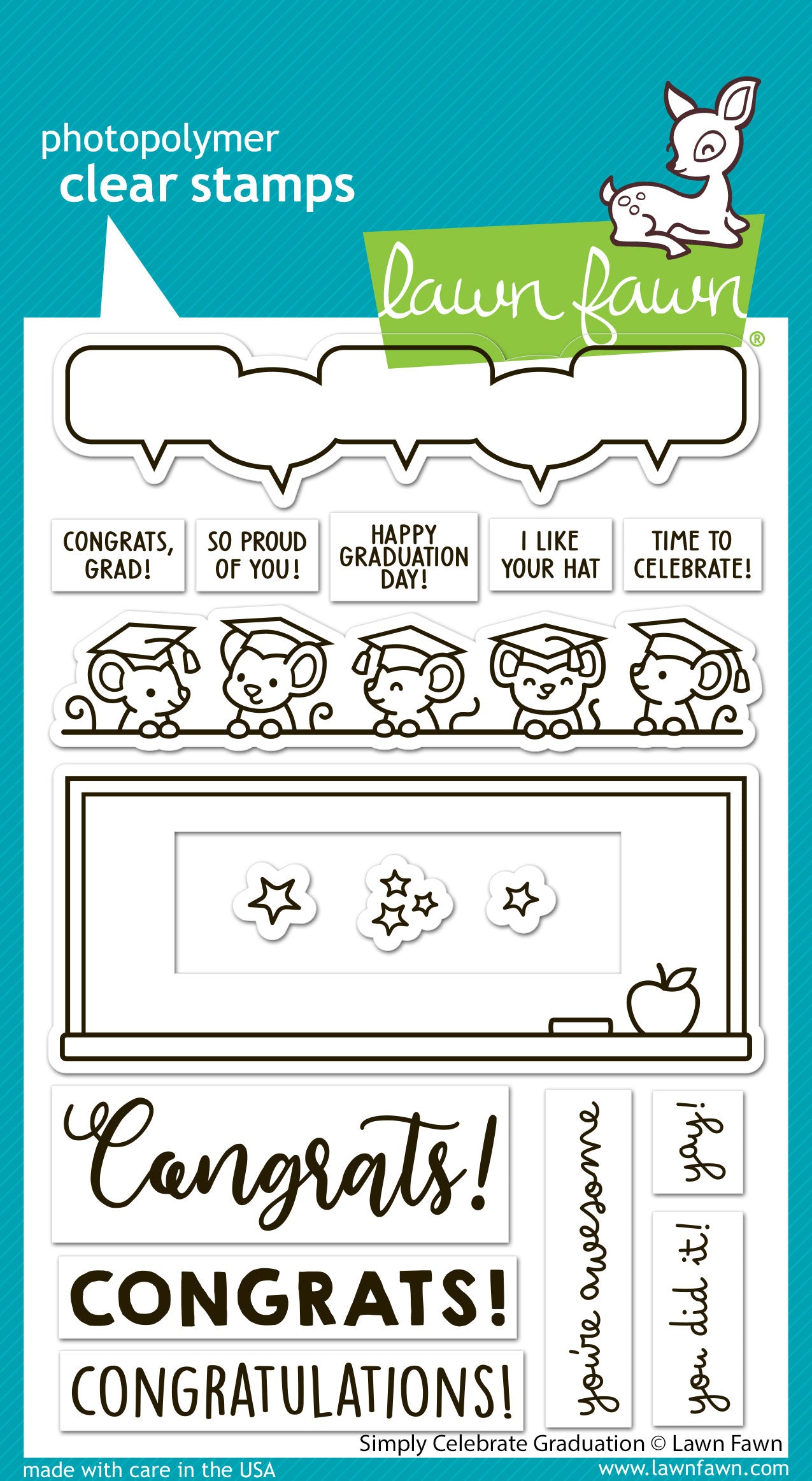 Lawn Fawn - Simply Celebrate Graduation